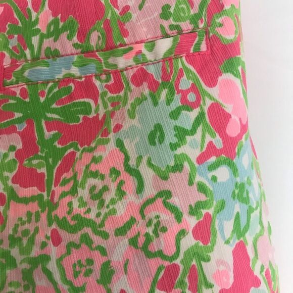 Lilly Pulitzer Adie Short Women's Size 6 Flamingo Pink Southern Charm - Picture 6 of 14